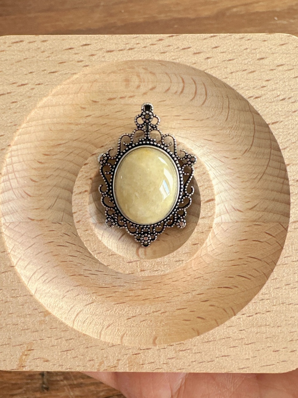 Natural Crystal Pendant Handmade Wrapped Stone Pendant Vintage Statement Charm